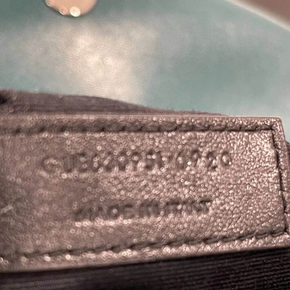 Saint Laurent Loulou Toy Puffer Crossbody Bag Teal with Silver Hardware (JB1393)